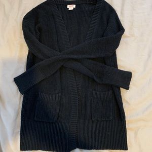 Black cardigan